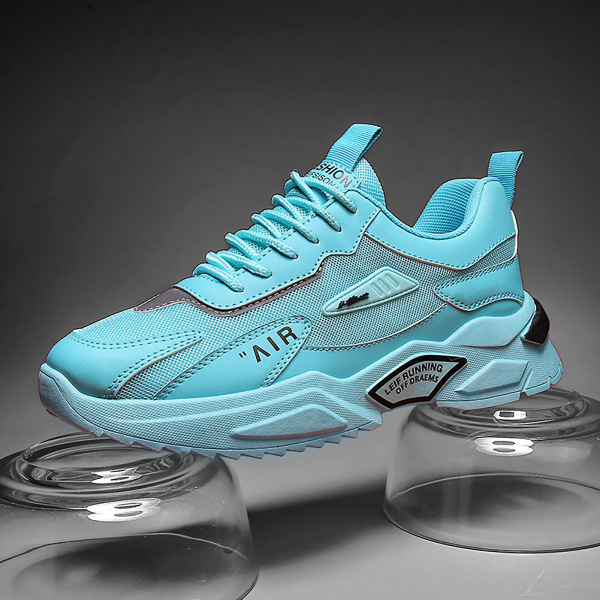 Herr Clunky Sneaker Dad Shoe Enkel Bekväm Lågprofil Sneaker För Daglig Användning Året Runt Ice Blue 39