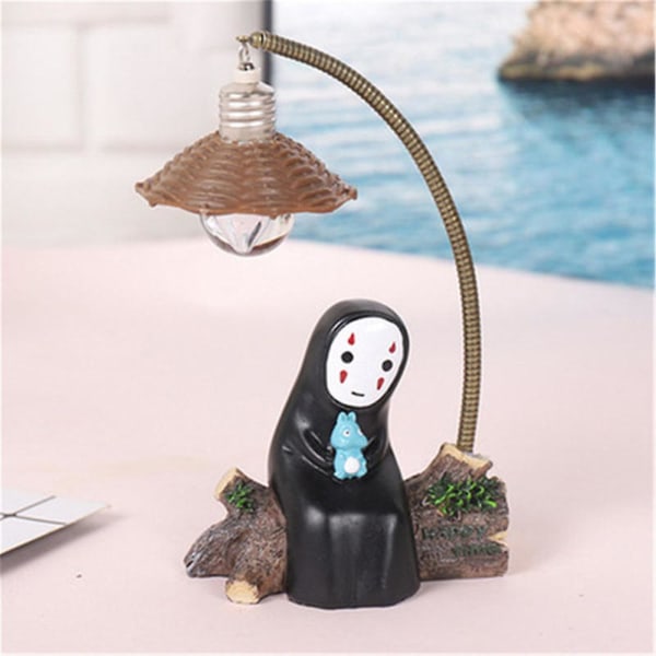 Spirited Away Lampa No Face Man Nattlampa Bordsdekorationer Present