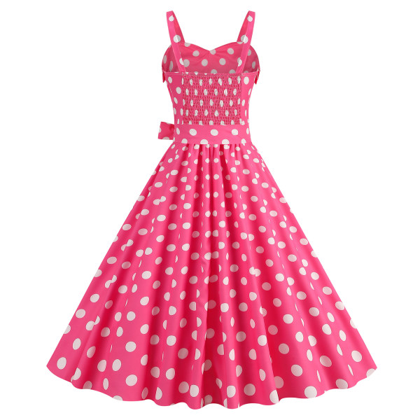 Kvinner Vintage Kjoler 1950-tallet Retro Swing Kjole Filmheltinne Cosplay Kostyme Stil 3 Style 3 XL