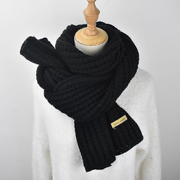 Stickad halsduk för höst och vinter - herr/dam vinterhalsduk Style 1