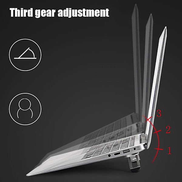 Justerbart Laptopställ Skrivbord Surfplattestöd Hopfällbar Notebookhållare