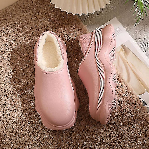 Dam bomullstofflor Mode Sandaler Utomhus Inomhus halkfria skor  Yj2024 Pink 40-41