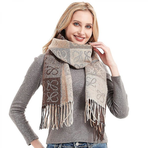 Scarves för Kvinnor Stor Halsduk Mode Sjal Överdimensionerad Sjal Cape