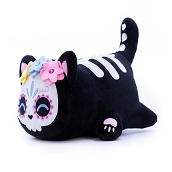 Meows Aphmau Plyschdocka Mee Meow Leksak Cola Pommes Frites Hamburgare Bröd Enhörning Ren Mat Katt Gosedjur Kudde Gåvor Skeleton Cat