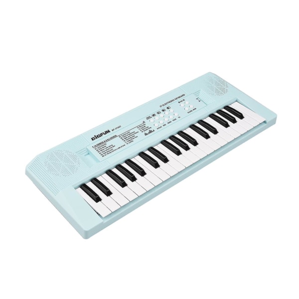 Elektronisk klaver med mini keyboard 37-tangenters elektronisk keyboard klaver børneklaver Blue