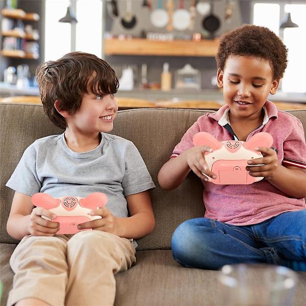 Snabb Tryck Bubbel Spel Leksak Med Ljus, Barn Vuxna Ångestlindring Handhållen Elektronisk Leksak, Roligt Multiplayer Party Familjespel Pink