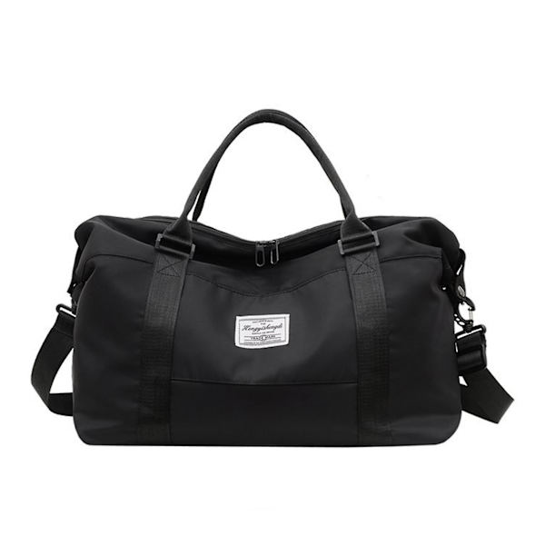 Duffelbag Praktisk Lett Stor Kapasitet Reiseveske Overnatting Bag Black