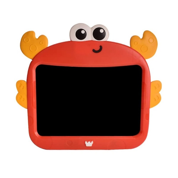 9\" Elektronisk digital LCD-ritplatta söt tecknad ritplatta grafikleksaker barn gåva Crab
