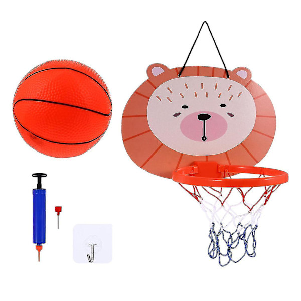 1 Sett Hengende Basketballkurvsett Med Mini Basketball For Hjemmekontor Soverom
