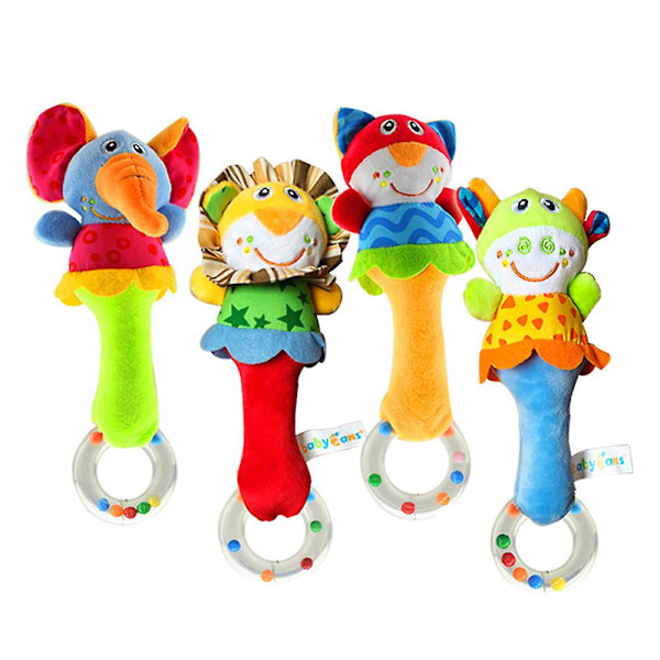 Baby Bell Skallror Leksaker Intelligens Grepp Lugnande Skallra Bell Pedagogisk Leksak Elephant