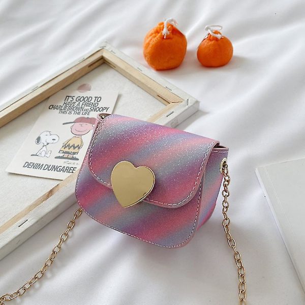 Liten Jentepung Søt Mini Småbarn Crossbody-pung Barnevesker L style1