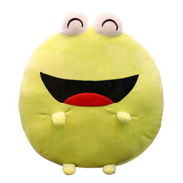 Groda Värmer Händer Prydnadskuddar Antirynk Plyschmaterial Lämpligt För Barn Bebisar Frog 40cm