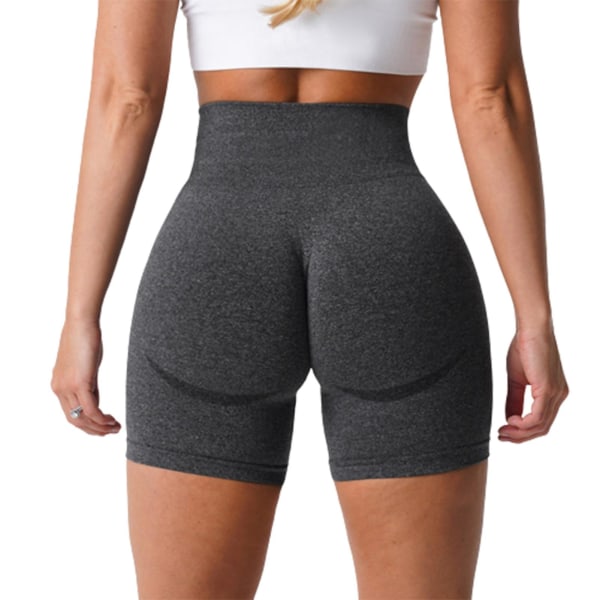 Fitness Sports Shorts Gym Yoga Shorts Åndbare Komfortable Shorts til Dating Træning Hverdagsbrug Black M