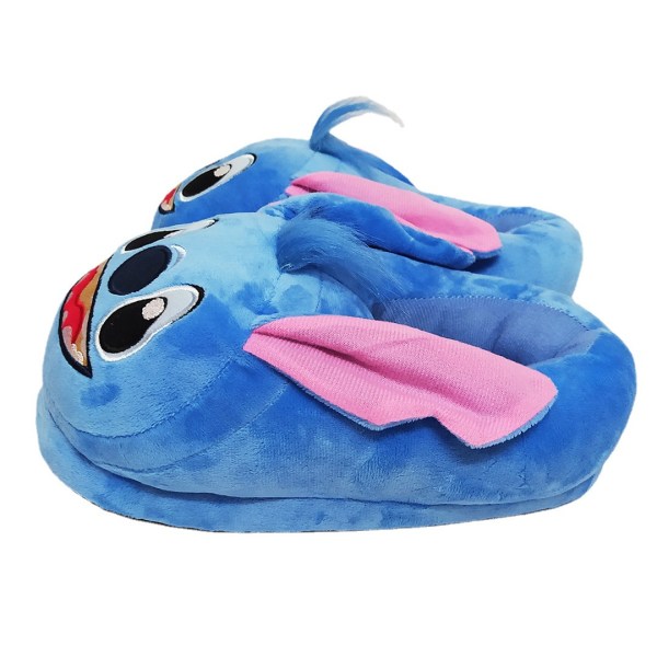 Mjuka Stitch Lilo-tofflor med halkfri sula för hemmet