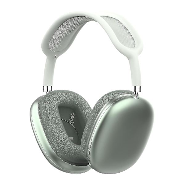 Hodetelefoner Støyreduserende Musikk Hodetelefoner Stereo Bluetooth-kompatible Hodetelefoner green