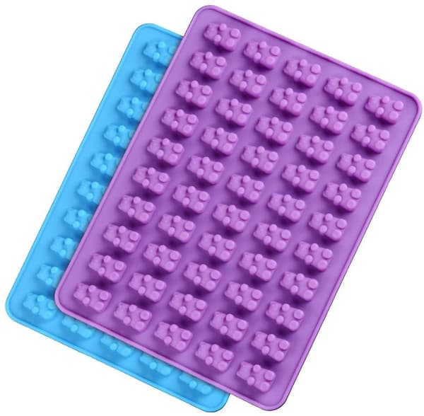 Gummibjørneform Silikone - Chokolade Gummiform Sæt Med 4