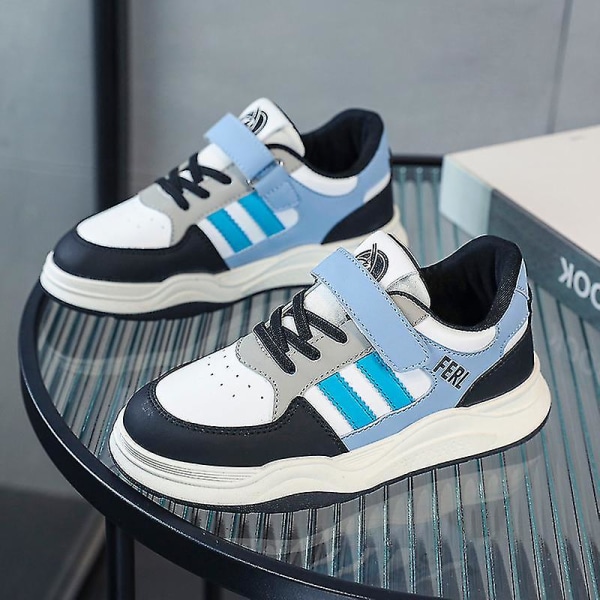 Drenge Sneakers Åndbare Pige Skateboardsko Løbesko 3dq500 Black 40