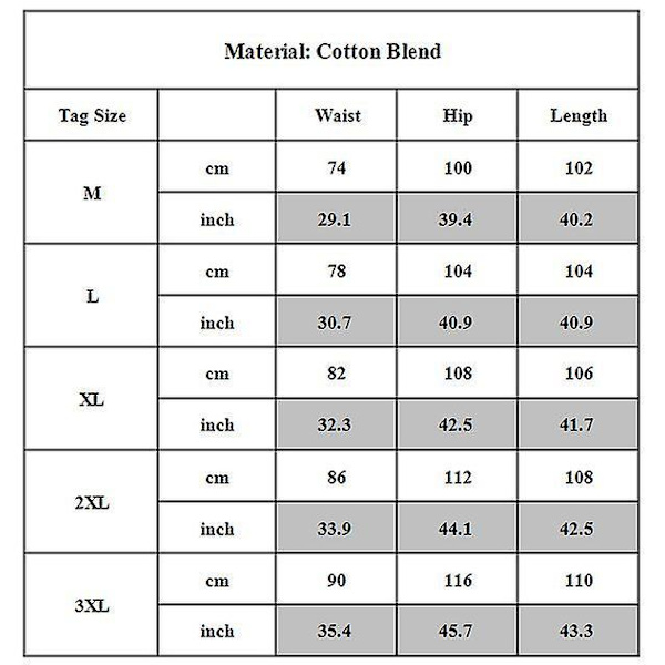 Fleece Joggebukser Cargo Combat Tracksuit Bukser Baggy Bukser Sweatpants for Menn White L