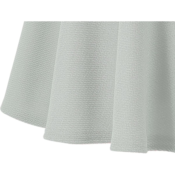 Dam Basic Mångsidig Stretchig Utsvängd Casual Mini Skaterkjol Grey L