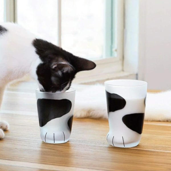 Nymodig Kattklo Kattfot Frostat Barnmjölksglas S Personlighet Frukostmjölk 3