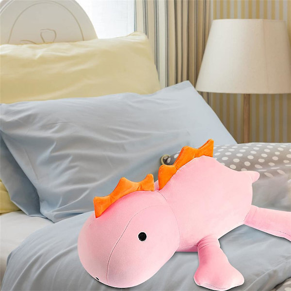 Dinosaurie Tyngd Gosedjur Docka Söt Kasta Gosedjur Leksaker Presenter Till Barn Pojkar Flickor Pink
