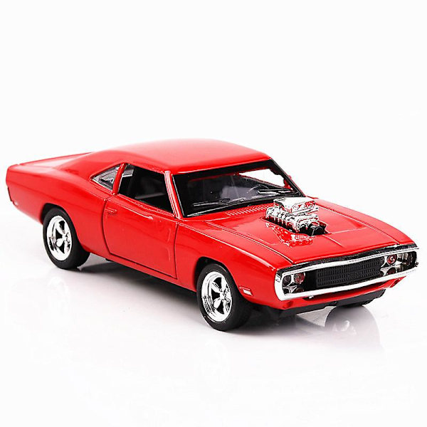 1:32 Fast & Furious Dodge Sportsvogn Model Simulationsbil Model Legeringslegetøj red