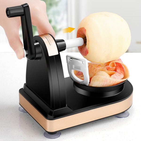 Kök Handshake Äppelskalare Effektiv manuell äpplen Päron Skalmaskin Specialverktyg och prylar Gold