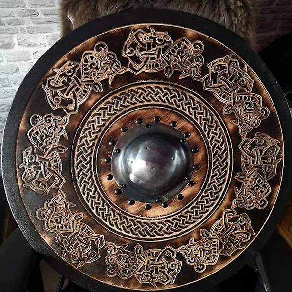 Vikingasköld 30cm Träsköld Inredning Träsköld I