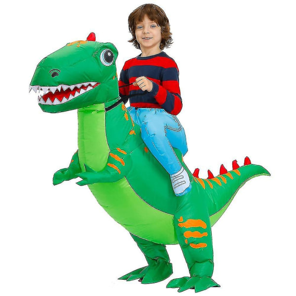 Barn T-rex Dinosaurie Uppblåsbar Dräkt Barn Anime Purim Halloween Jul Fest Cosplay Kostymer Klänning Kostym För Pojkar Flickor(den andra bilden är Th kids size8 Fit Height 80-119cm