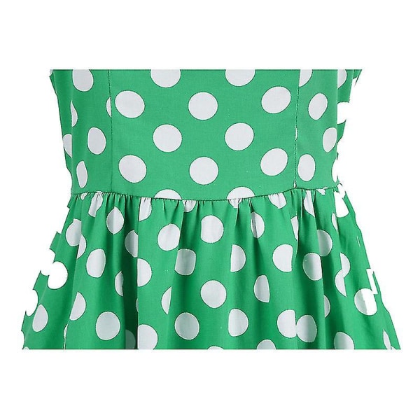Dame Ærmeløs Halterneck Blomsterprint Maxikjole Green L