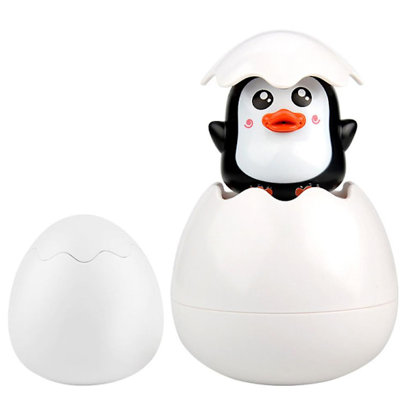 Badelegetøj med vandstråle til børn, søde dyreklækkende æg spray sprinkle legetøj til badekar pool badeværelse Penguin