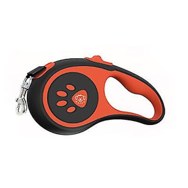 Automatisk Teleskopisk Trekksnor For Kjæledyrhunder, nylon Hundetrekktau orange