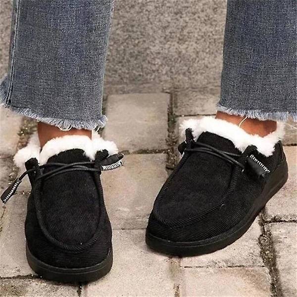 Varma vinterskor Mode Förtjockning Vardagliga vinterskor för vandring Trekking Promenader Nya Apricot 43