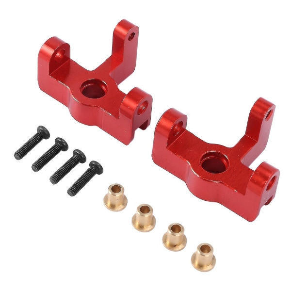 Til Wltoys 144001 1/14 Rc Bil Forhjulsophæng Styrenav, rød