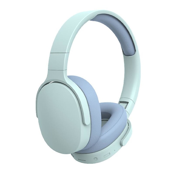 Bluetooth Headset Trådlösa brusreducerande hörlurar Stereo hörlurar Blue