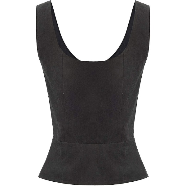 Naisten Merirosvo Renessanssiliivi Cosplay-asu Talonpoikais Korsetti Black Small