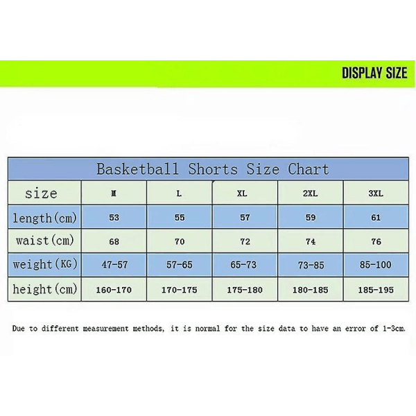 Sommar Basketshorts För Män Träning Löpning Lös Sportkläder Basketshorts Herr C M