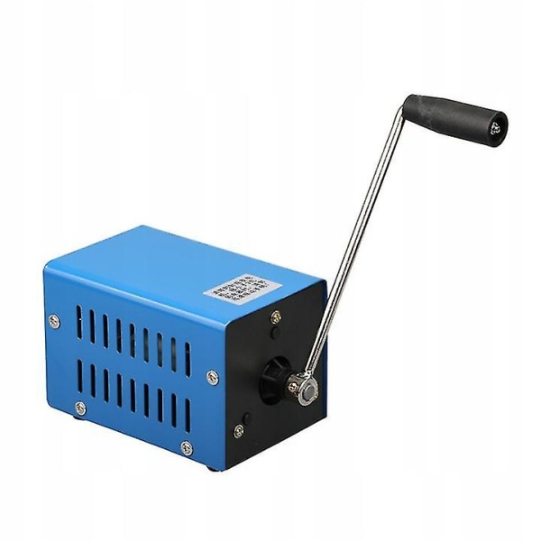 Högeffekts Handvevsgenerator, USB-generator för nödladdning med dynamomotor för camping och utomhusaktiviteter