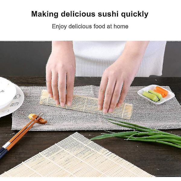 Bambus Rullemåtte til Sushi Japansk Stil (24*24cm)