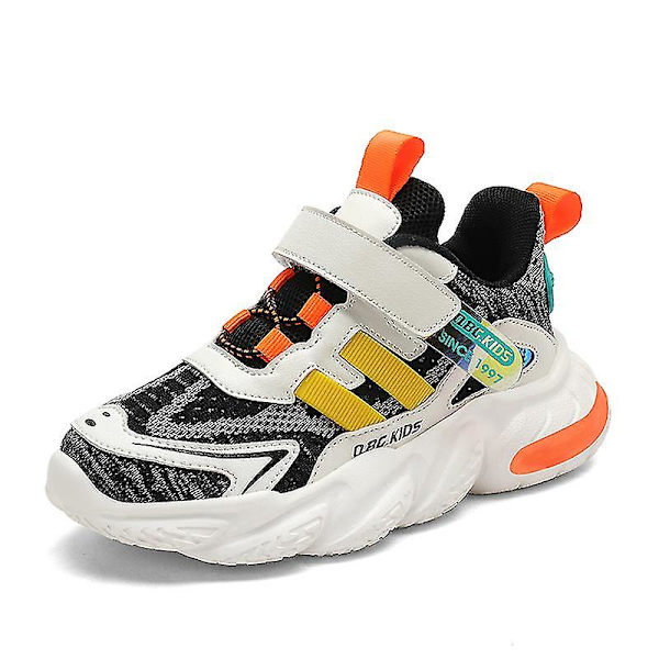 Barn Sneakers Fly Weaving Löparskor Mode Sport Skor 38