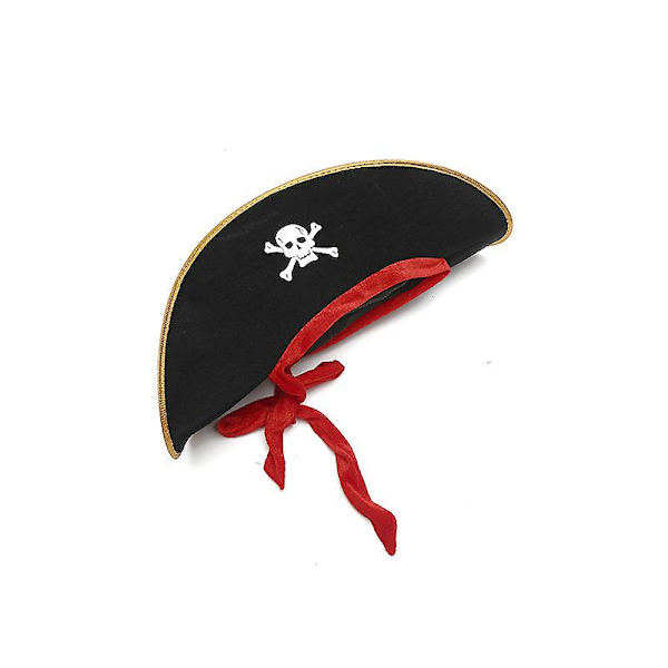 Karibian punainen köysi merirosvohattu Cosplay Unisex Aikuisten Halloween päähine Pukukorkki Asusteet Lahja