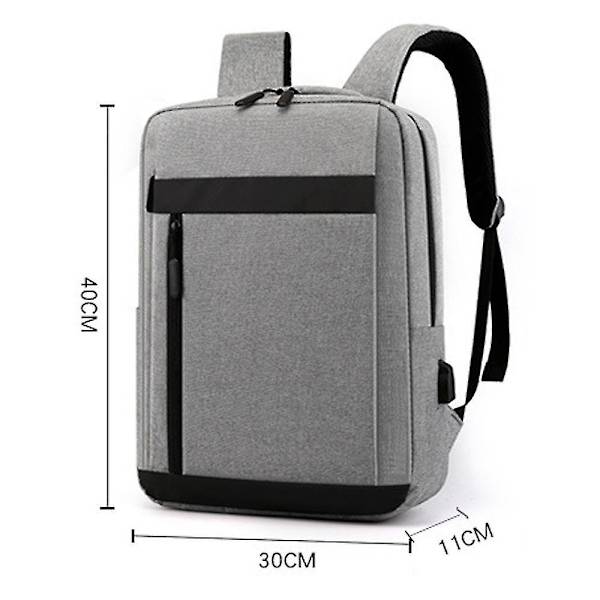 Business Casual Computertaske Udendørs Herre Rygsæk Rejserygsæk light grey