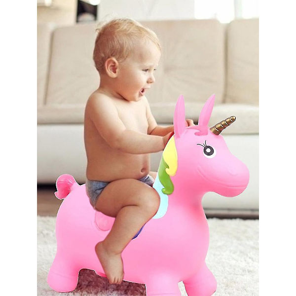 Uusi puhallettava leluponi lapsille, paksuuntetut luovat ratsut Pink