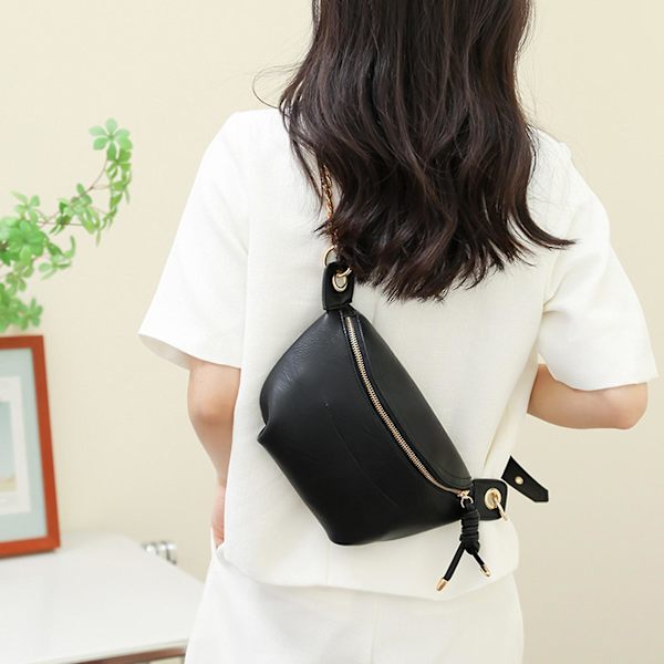 Pu Bröstväska Dam Läder Crossbody Väska Fint Hantverk Dam Axelremsväska För Damers Födelsedag Utsökt Gåva Brown