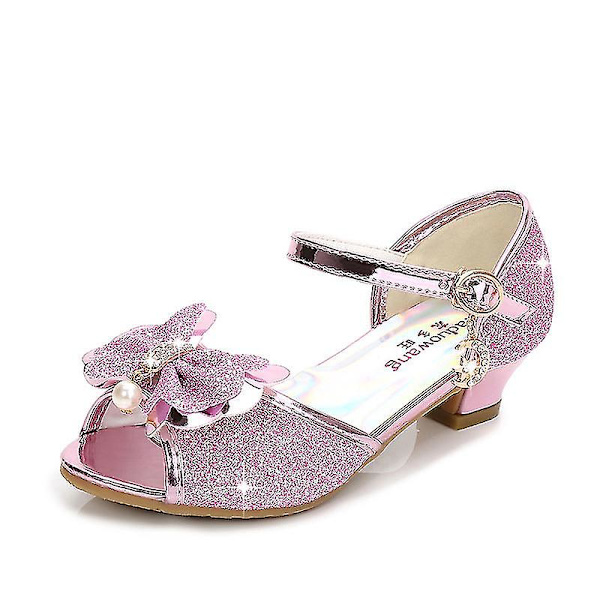 Småbørn Lille Stort Barn Piger Bryllupssandaler Pink 34