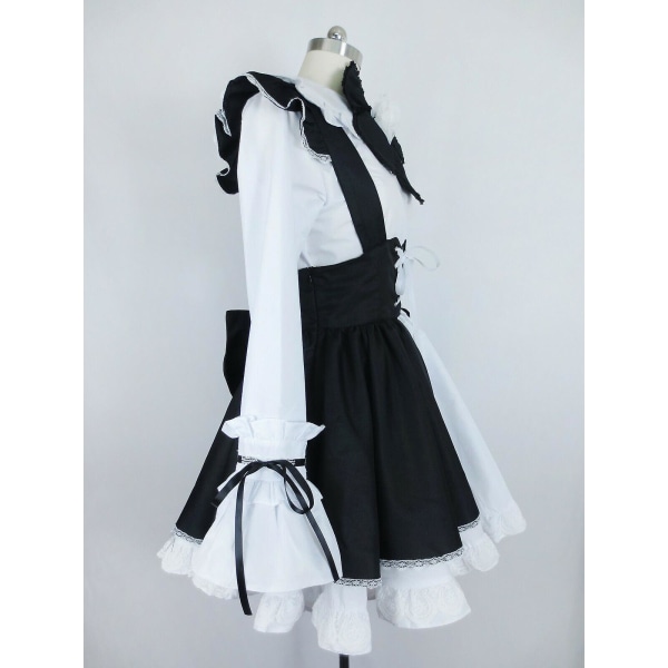 Caraele Japansk Goth Söt Lolita Piga Kostym Kostym Halloween Cosplay Kostym XXXL