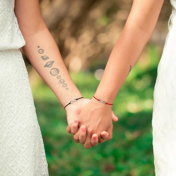 Pinky Promise Armband Gåvor Till Vänner Kvinnor Matchande Förhållande Armband Bff Armband Gåvor Till Bästa Vän Par Familj