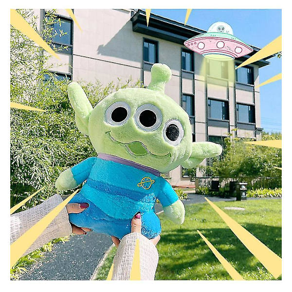 Söta Tecknade Rymdvarelse Plyschleksaker Toy Story Kudde Dockor Barnpresenter 35cm