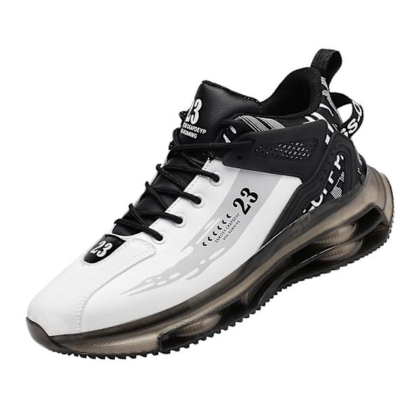 Herre Sneakers Løpesko Sportssko For Trening Tennis Utendørs white black 40 Yard