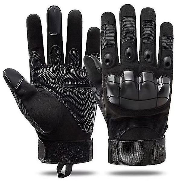Taktiske Hansker Motorsykkelhansker Fullfingerhansker black M